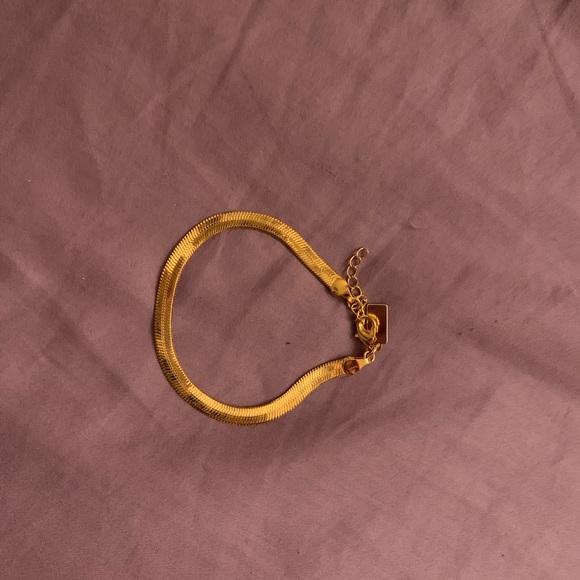 Simple Herringbone Chain bracelet - Picture 1 of 2